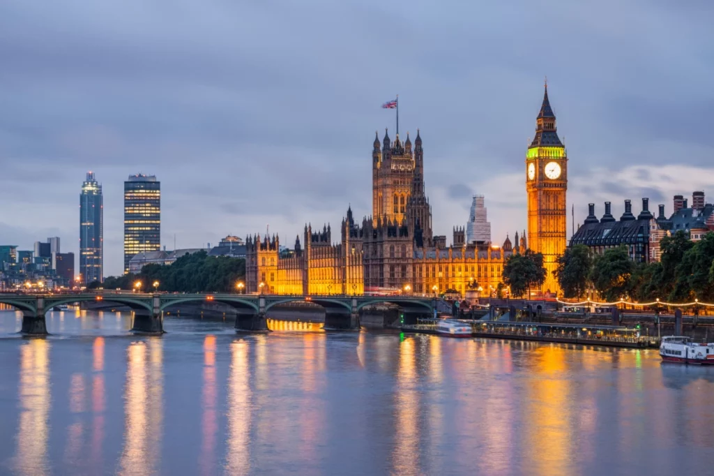 ToF Behang skyline Londen Big Ben