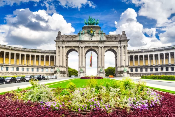 ToF Fotobehang stad Jubelpark Brussel