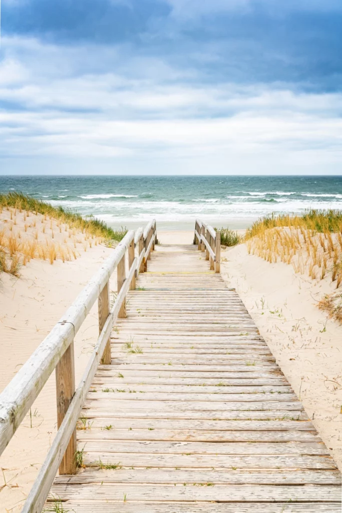 ToF Fotobehang strand met steiger