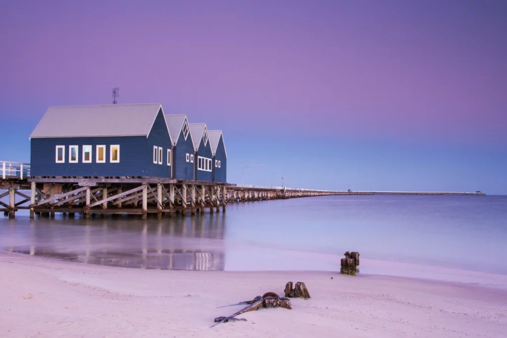 ToF Fotobehang strand huisjes