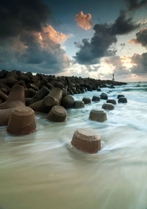 ToF Behang stenen in de zee