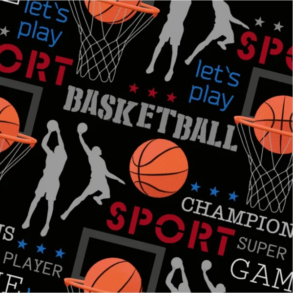 ToF Behang sport basketbal patroon