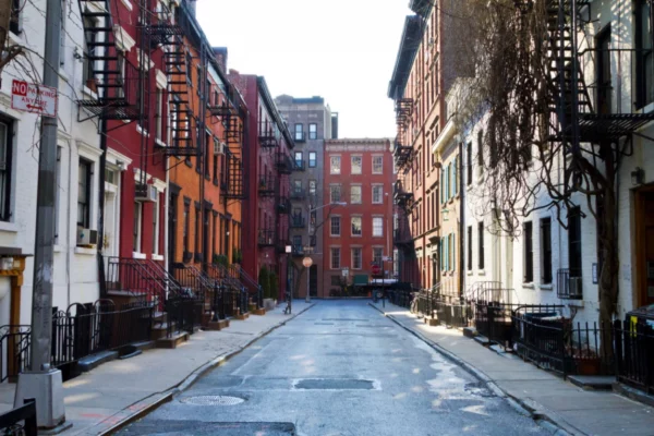 ToF Fotobehang oude gebouwen in New York