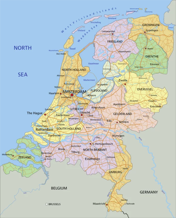 ToF Behang Nederland gedetailleerd