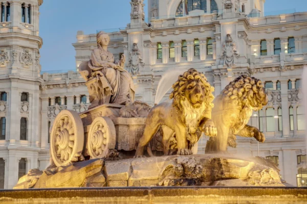 ToF Fotobehang stad standbeeld Fountain of Cybele