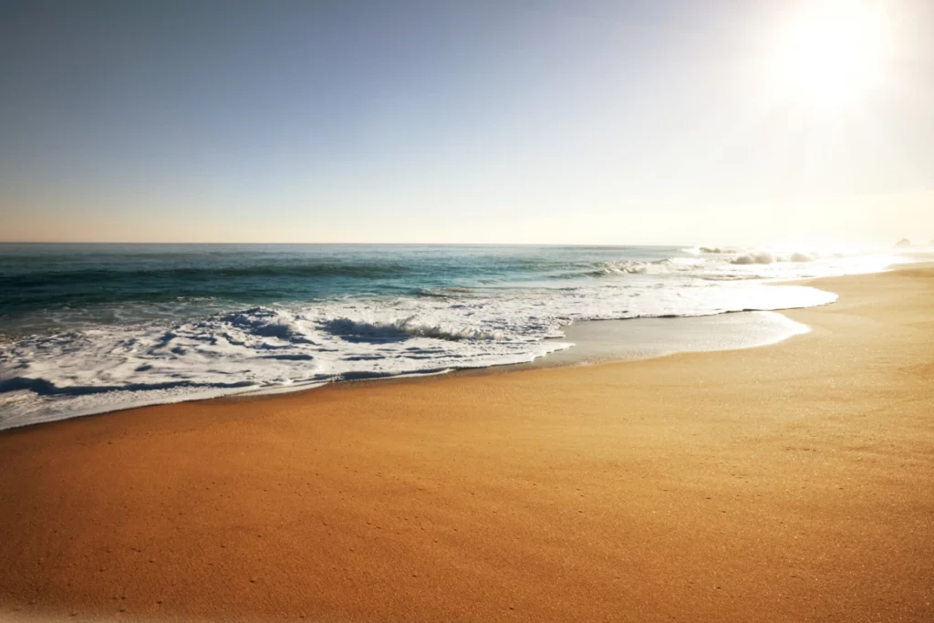 ToF Behang strand met zon