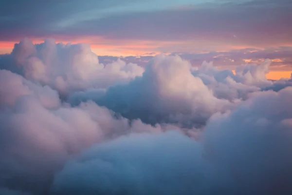 ToF Behang wolken met oranje lucht